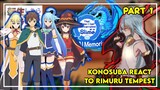 Konosuba React To Rimuru Tempest | Gacha React | 1/2