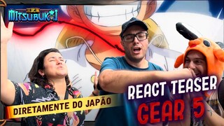 REACT AO TEASER DO GEAR 5 PELOS DUBLADORES DE ONE PIECE