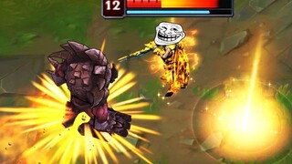 好家伙，这石头人带的一定是向胃猛冲