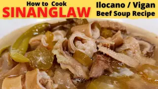 How to Cook SINANGLAW | VIGAN BEEF Soup RECIPE | SINANGLAO ILOCANO Dish with KAMIAS