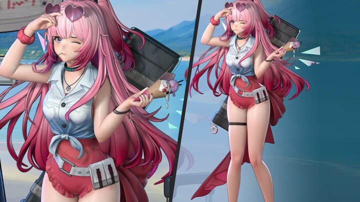 [Student Works] Arknights Amber's Leisurely Holiday is now in 3D!