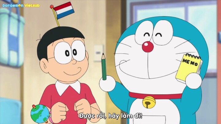 [Vietsub] Doraemon tập 820: Nhật kí du lịch nước ngoài & Pháo hoa gà sao chép