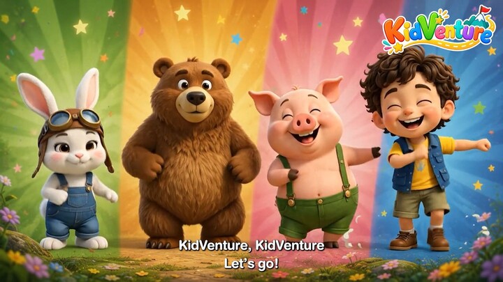 เพลง KidVenture | ออกมาเต้นและไปผจญภัย! | Kids Song