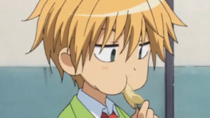 “I’m crazy about Usui Takumiﾉ♡♡The part where he eats the bunny apple is so cute!!”