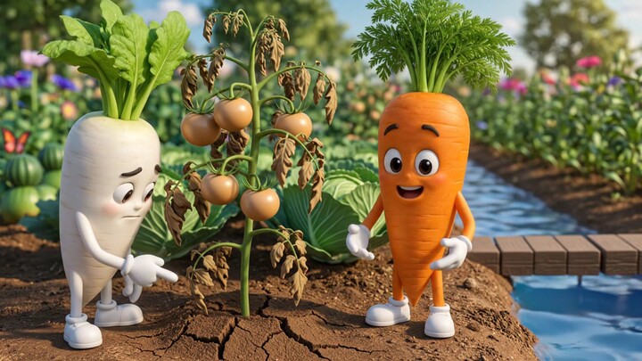 looks his garden
