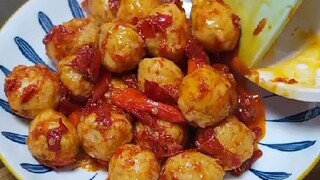 bakso goreng pedas