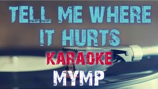 TELL ME WHERE IT HURTS - MYMP (KARAOKE VERSION)