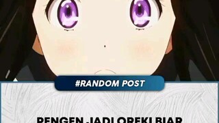 pengen jadi oreki biar keren malah jadi ijat😑😅