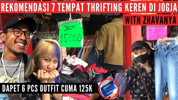7 TEMPAT THRIFTING KEREN DI JOGJA WITH @Zhavanya