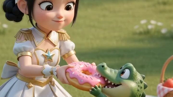 Zoey vs the crocodile 🐊 #shorts #funnyvideo