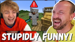 STUPIDLY FUNNY! TommyInnit Minecraft's Funniest Hide And Seek... (REACTION!) Tubbo & Schlatt