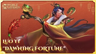 LUO YI New Skin | Dawning Fortune | Mobile Legends: Bang Bang