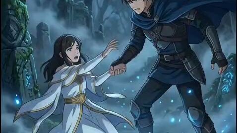 When danger strikes, he reaches for her hand. Love turns fear into courage. ❤️⚡ #Anime #Romance #Adv