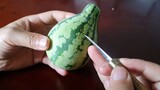 [DIY] จะแกะสลักแตงโมน้อยลูกนี้ให้ออกมาเป็นแบบที่เราชอบ
