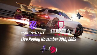 Weekly Stream with Asphalt Legends - Global & China Edition | Live Replay November 30th, 2025 (+8)