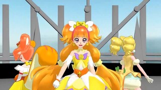 【MMDプリキュア】キュアトゥインクル＆キュアスパークル＆キュアカスタードでベノム