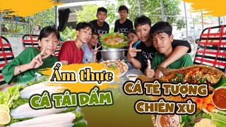 Thành Nhái TV |  Ẩm thực cá tái dấm - Cá tai tượng chiên xù.