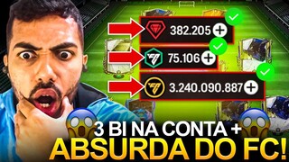 3 BILHÕES DE COINS, 380 MIL JOIAS E 75 MIL FP! 🤑🔥 |  A CONTA MAIS ABSURDA DO FC MOBILE 2024 🤯