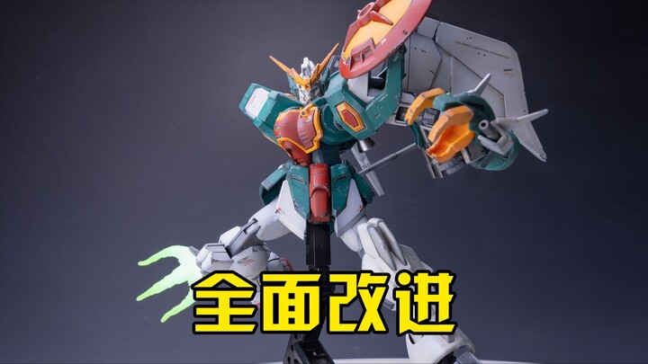 【W高达补完计划】比神龙好太多！万代HG双头龙高达喷涂制作分享