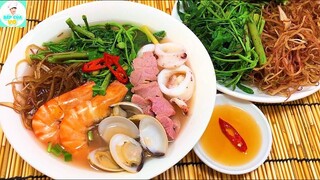 BÚN THÁI | Cách nấu bún thái đơn giản thơm ngon tại nhà | Bếp Của Vợ