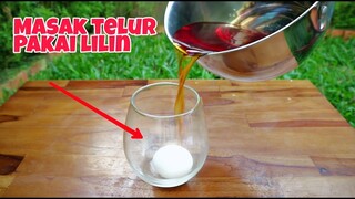 Lilin panas vs Telur Ayam.. Apakah telur bisa matang? #experiment