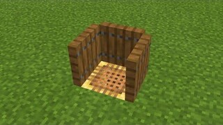 how to make smallest house in minecraft