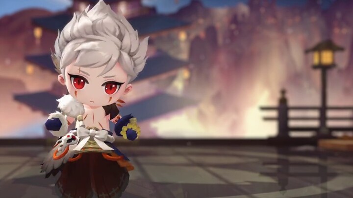 [ Onmyoji MMD ] Q version sp Shanfeng sells cute online, little werewolf, do you have many question 