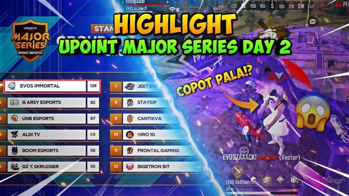 BAR-BAR !! TURNAMEN UPOIN ESPORT S MAJOR SERIES DAY 2 !! EVOS IMMORTAL HAMPIR BOOYAH 4 KALI
