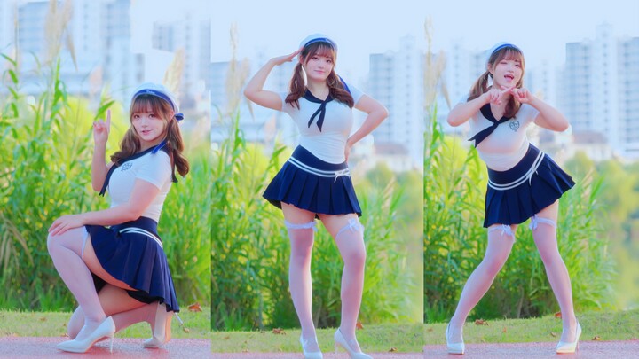 บ้าไปแล้ว~ สาวกะลาสีผ้าไหมสีขาวสุดมีชีวิตชีวา!
