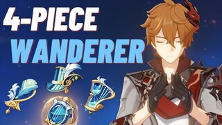 CHILDE CHARGE CRIT DPS - 4 Piece Wanderer Troupe Artifact Build Guide | Genshin Impact