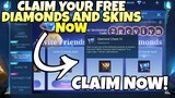 INVITE FRIENDS BACK AND GET FREE 999 DIAMONDS AND SKIN - FREE DIAMONDS IN MOBILE LEGENDS