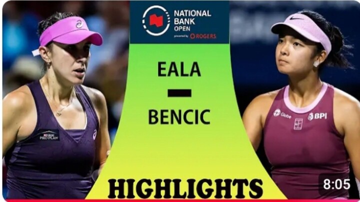 Alex Eala heartbreaking loss vs Belinda bencic national bank open 2026