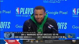 Stephen Curry postgame Press Conference Game 4: We're here to make history & win NBA championship