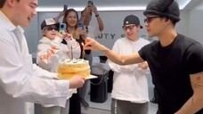 Help me! I am dying of laughter because of Jackson Wang. He blew out the birthday cake candles one a