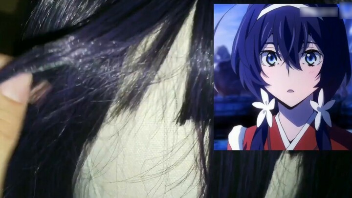 Bagaimana cara memperbaiki rambut yang terlihat seperti poni berbentuk M, tetapi tidak semua poni berbentuk M? Pemula buku pelajaran memperbaiki poni agar tidak tersambar petir / mirip Bungo Stray Dog