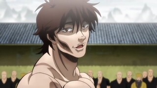 Baki Fights Cho at Kaioh Temple Arena Scene