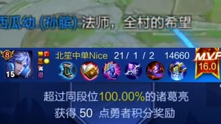 The hope of the whole village, Zhuge Liang, Bei Sheng's single-handed success surpasses 100% of his 