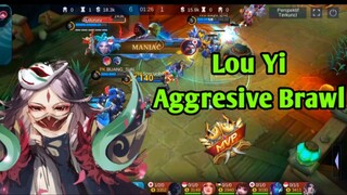 Lou yi Maniac Mode Brawl | MLBB Mobile Legend