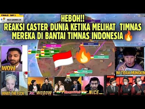 HEBOH!!! REAKSI PARA CASTER DUNIA MELIHAT TIMNAS MEREKA DI BIKIN RATA OLEH TIMNAS INDONESIA!!