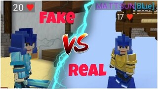 MATTSUN Fake VS Real in Bed Wars Blockman Go (Part 2)