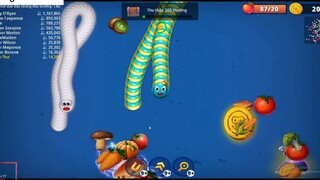 Worms zone.io 289 Rắn Phàm ăn - Vùng Giun Đất - 2