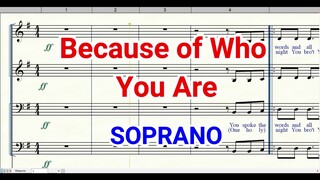 Because of Who You Are | Soprano | SATB | Choir