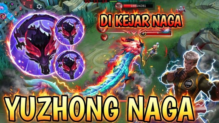 NAGA NGEJAR CHOU , LANGSUNG LARI SI CHOU NYA !