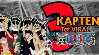 3 Kapten Paling VIRAL Di ONEPIECE‼️