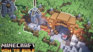 Minecraft: วิธีสร้างแคมป์ขุดเหมืองแบบง่ายๆ (ทางเข้าเหมือง, เครนเหมือง และโกดังขนาดเล็ก)