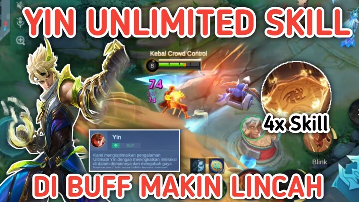 BISA SAMPAI 4X SKILL , JADI LINCAH BANGET INI YIN !