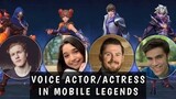 Behind The Scene Voice Actor / Actress in Mobile Legends