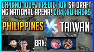 Ch4knu 100% Tamang Prediction sa Drafting ng NATIONAL ARENA! | Z4pnu & Chaktelle pinanood si HATE!