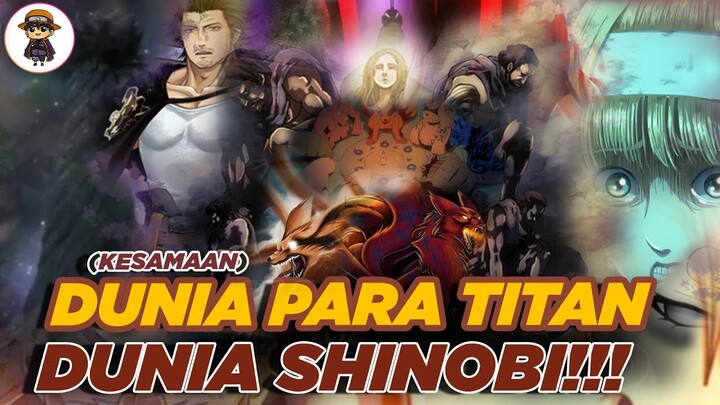 Persamaan Narbor, Attack on Titan, One piece, Black Clover ( kenapa Bisa Mirip) ini jawabnya