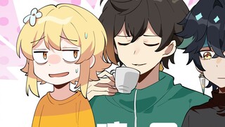 Gegehui Genshin Impact: As expected of brother and sister, they even make the same mess!